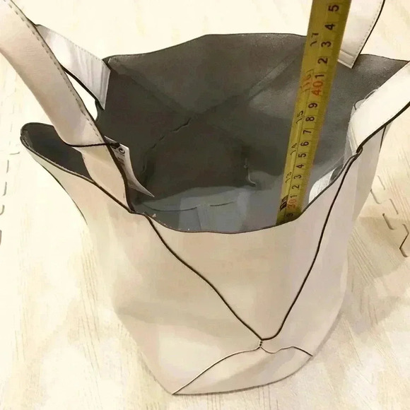 Mango Touch White Leather Tote Hobos Bag NWT - Picture 7 of 8